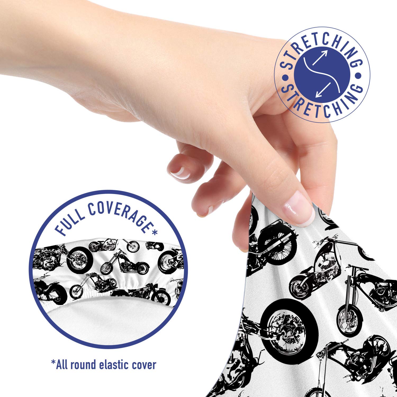 Amazon.com: Ambesonne Manly Office Chair Slipcover, Different